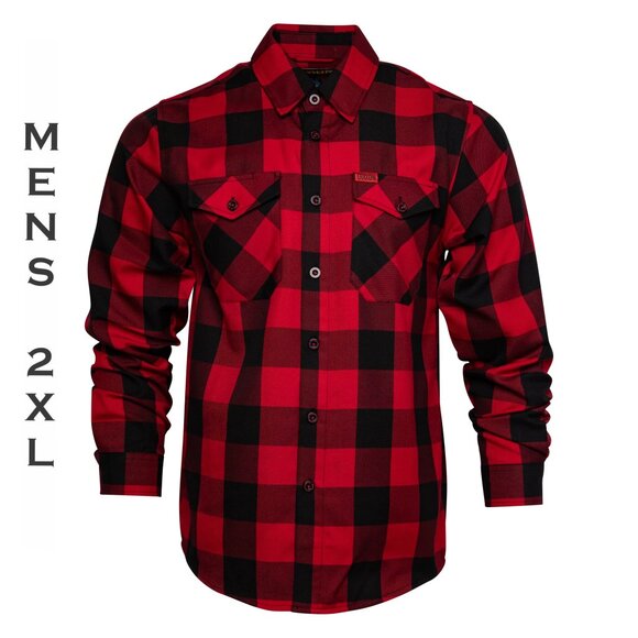 DIXXON FLANNEL - REDRUM 10 YR Flannel Shirt - Men's 2XL - Picture 1 of 10